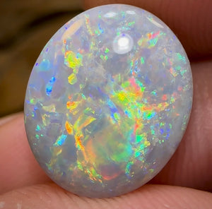 7.1cts - Australian Dark Opal from Lightning Ridge. Gem Quality - Opal Whisperers