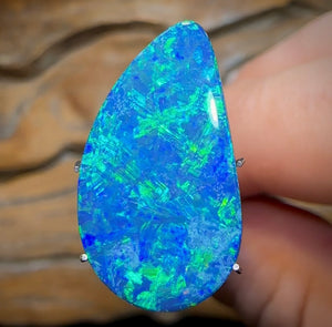 8.1cts - TOP Australian Boulder Opal Doublet - Opal Whisperers