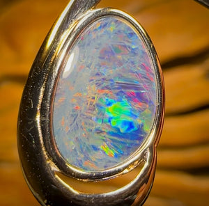 Sterling Silver - Queensland Boulder Opal Doublet Pendant