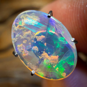 🔨 AUCTION 🔨 1.2cts - “Aqua” Solid Australian Boulder Pipe Crystal Opal