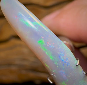 4.75cts - Rare Mintabie Dark Crystal Opal. Decades Old ISAACS CUT - Opal Whisperers
