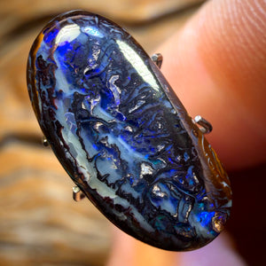 6.1cts - Dark Tribal Yowah Nut Opal. Australian Opal