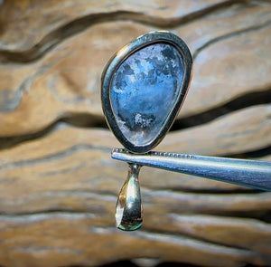 9k Gold - Solid Lightning Ridge Black Opal Pendant Heritage Collection - Opal Whisperers