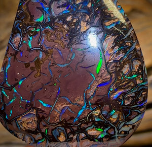53.5cts - Electric Tribal Queensland Boulder Opal
