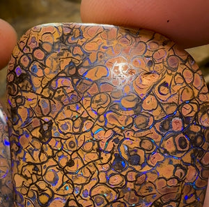 342.7cts - Yowah Nut Opal Specimen Pair. TRIBAL PATTERN - Opal Whisperers