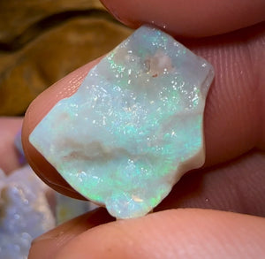 109cts - 10x Lightning Ridge Crystal and Dark Opal Rough Parcel - Opal Whisperers