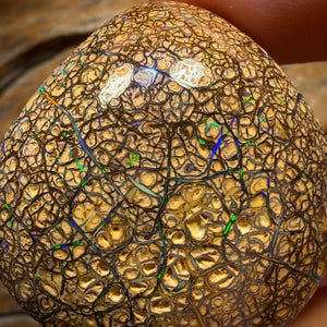 Massive End of the Night Artistic Wildcard! 114.8cts - Large Tan Tribal Queensland Boulder Opal from Yowah