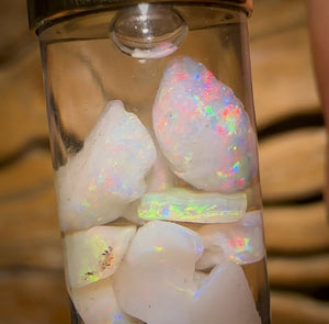 6cts - Top South Australian Opal. Xali’s Time Capsule Pendant