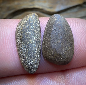 4.5cts - Australian Boulder Opal Doublet Pair. Half Price Special Galaxy Pattern - Opal Whisperers