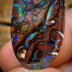 21.5cts - TOP Tribal Australian Boulder Opal from Yowah