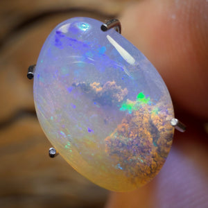 2cts - Inner Space Solid Australian Boulder Pipe Crystal Opal