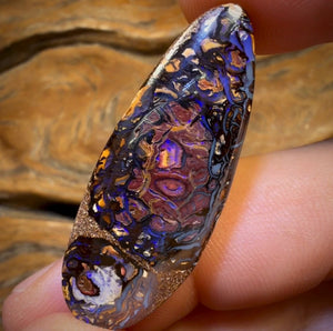 Half Price Card! 40.3cts - Tribal Yowah Nut Opal. Australian Opal