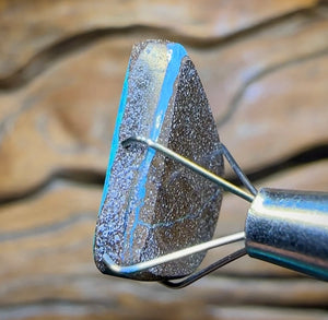 6.85cts - Australian Boulder Seam Opal. Full face - Opal Whisperers