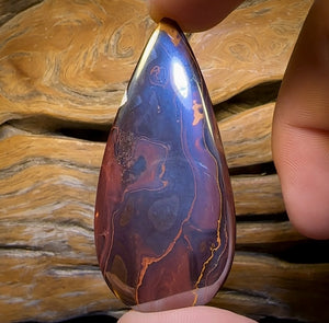 98.6cts - Large “Teardrop Landscape” Queensland Boulder Opal
