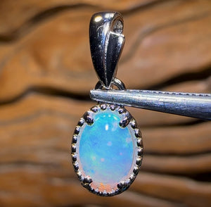 🔒Sterling Silver - WHOLESALE 9 PIECE PENDANT PARCEL. South Australian Solid Opal Jewellery