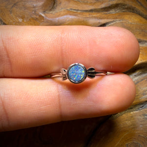 🔨 AUCTION 🔨 Sterling Silver - Queensland Boulder Opal Doublet Ring