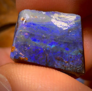 🔒 I’ve Got the Blues Collection 397.1cts - 4x Australian Boulder Seam Opal Rough Parcel