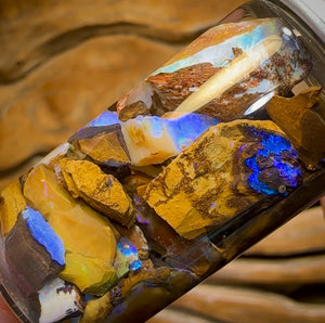 63.1cts - Vial of Yowah Nut Opal Rough. Australian Boulder Opal