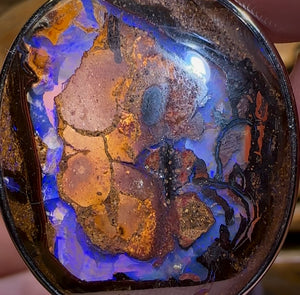 “Partners 2” Sterling Silver - Boulder Opal Splits UNISEX Pendant PAIR!