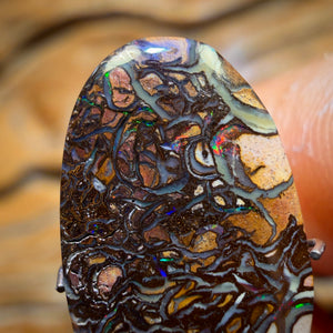 5.2cts - Multicolour Tribal Yowah Nut Opal