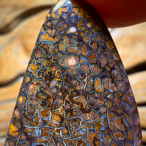 45.2cts - Wild Tribal Yowah Nut Opal. Australian Opal