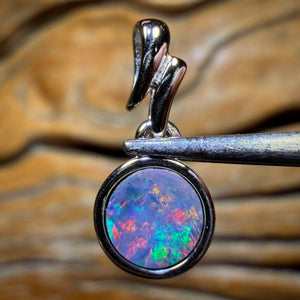 🔒Sterling Silver - WHOLESALE 9 PIECE PENDANT PARCEL. Australian Boulder Opal Doublet Jewellery
