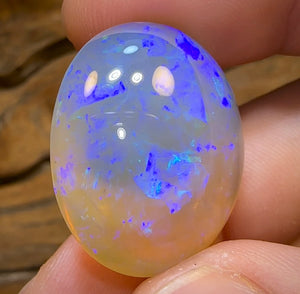 37.4cts - BIG Crystal Opal from Lightning Ridge. Heritage Collection - Opal Whisperers