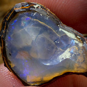 🔨 AUCTION 🔨 15.1cts - Yowah Nut Crystal Centre Opal Rough Piece