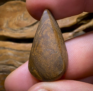 37.6cts - “Ice Drift” Australian Boulder Seam Opal Picture Stone