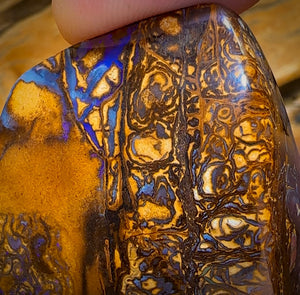 Auction Fall-Through = Your Gain! 🔥 Now More Than 50% Off RRP 🚨 465.6cts - “Tribal Drag Strip” Large Tribal Queensland Boulder Opal. Polished Specimen