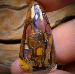 41.3cts - Tribal Yowah Nut Opal. Australian Opal