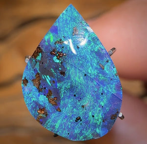 3.6cts - Queensland Boulder Seam Australian Opal For Recutting - Opal Whisperers