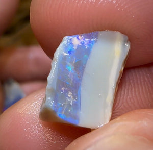 46.7cts - 5x Lightning Ridge Crystal and Dark Opal Rough Parcel - Opal Whisperers