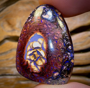 43.1cts - Tribal Queensland Boulder Opal from Yowah