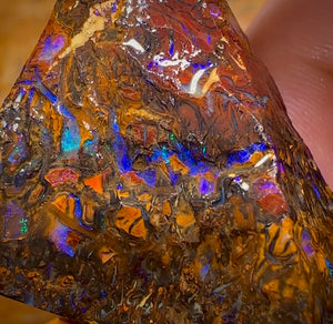 140.5cts - Tribal Split 1 Yowah Nut Opal Rough Piece. Australian Opal