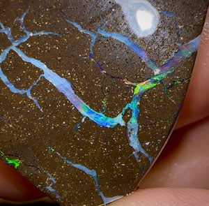 170.8cts - Australian Boulder Opal Rub from Winton - Opal Whisperers