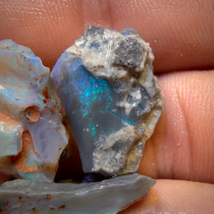 33.2cts - 3x Lightning Ridge Opal Rough Parcel