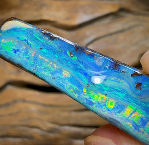 86cts - HUGE Gem Quality Australian Boulder Opal from Winton - Opal Whisperers