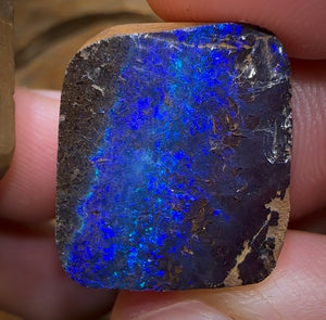 (Template) 69.8cts - Australian Boulder Opal Specimen. Natural Split Pair - Opal Whisperers
