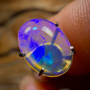 Wildcard! 0.95cts - Solid Australian Boulder Pipe Crystal Opal
