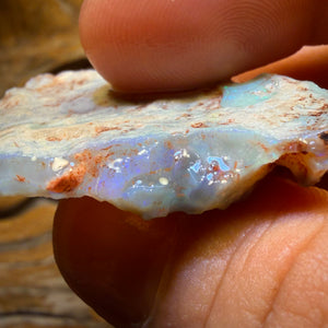 Bargain Card! 57.7cts - Lightning Ridge Dark Opal Rough Piece