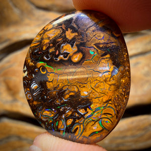 32.3cts - Tribal Yowah Nut Opal. Australian Opal