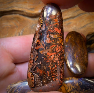 168.4cts - 5x Australian Tribal Boulder Opal’s. Wholesale Dealers Parcel