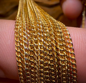 Display Chain w/ Yellow Gold Plating