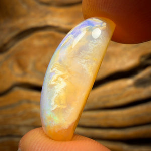 18.9cts - Solid Australian Boulder Pipe Crystal Opal