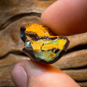 47.1cts - Partial Yowah Nut Crystal Centre Opal Rough Piece
