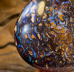 84.3cts - Queensland Boulder Tribal Opal. Double Sided Heavily Discounted - Opal Whisperers