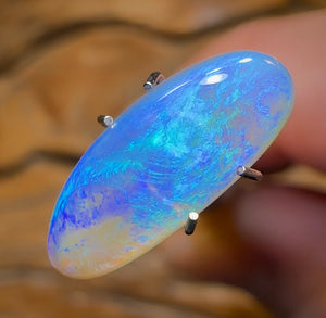 2.9cts -“Little Boy Blue” Lightning Ridge Crystal Opal - Opal Whisperers