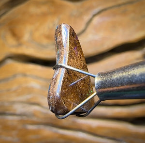 4.15cts - Amazing Colour Pattern Combo Queensland Boulder Opal from Yowah