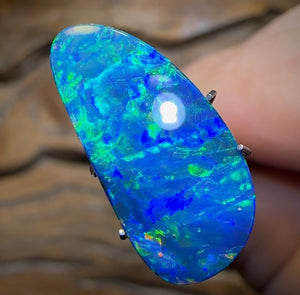 8.5cts - TOP Australian Boulder Opal Doublet - Opal Whisperers